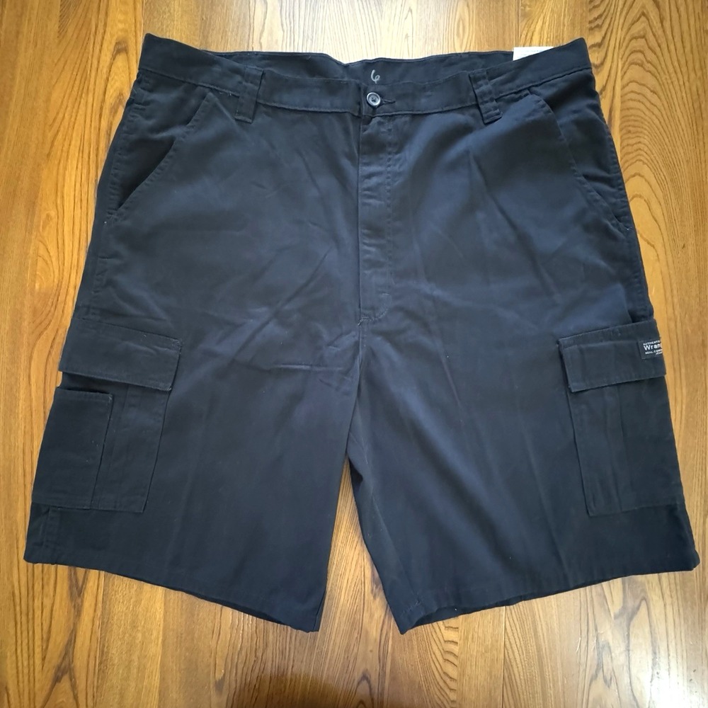 NWT Wrangler Black Men's Five Star Premium Stacked Cargo Short‎ Size 40